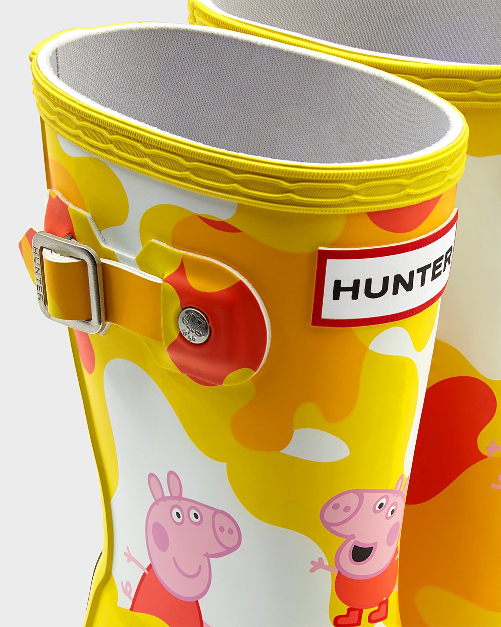 Botas De Agua Original Little Peppa Pig Hunter Niños - Amarillos - 967482JKS